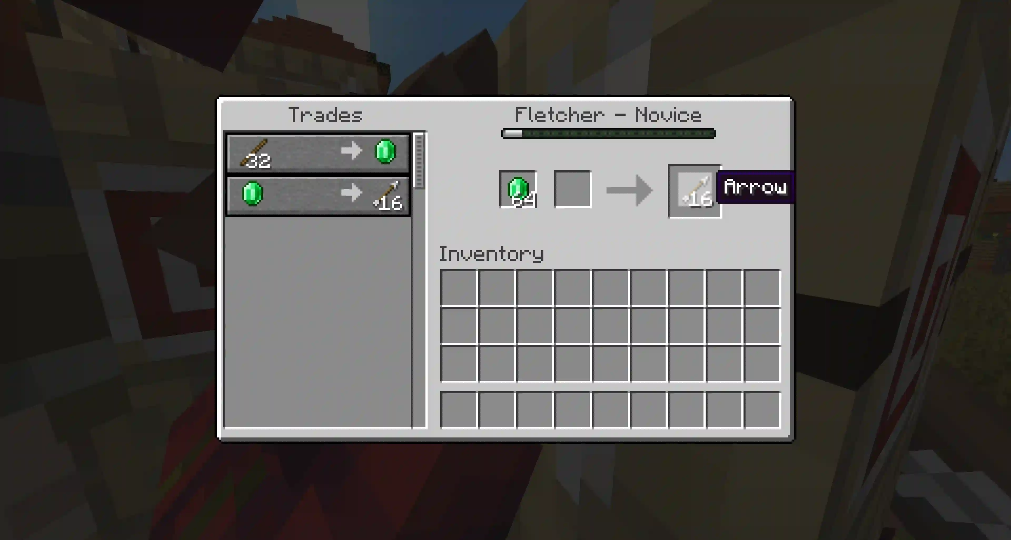 How to obtain a bow and arrow in Minecraft