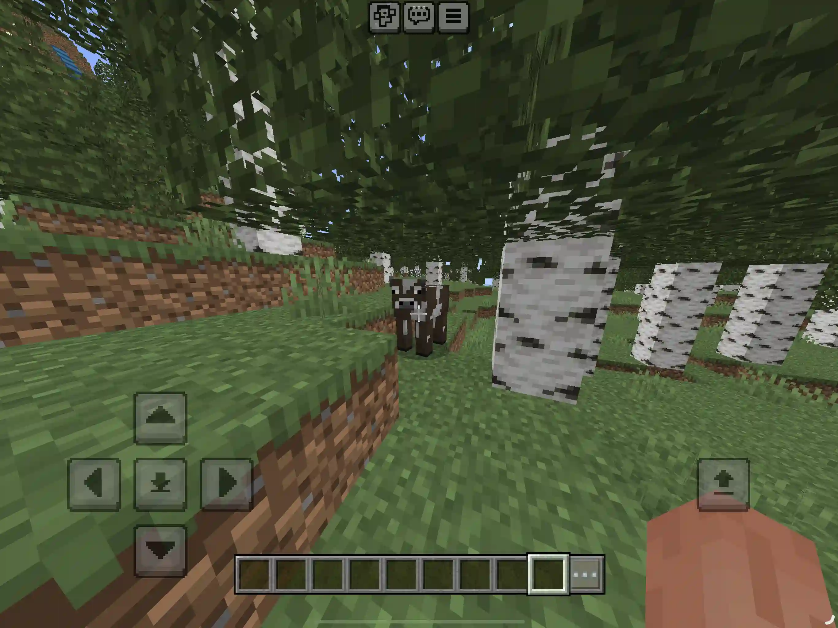 What do cows eat in Minecraft?