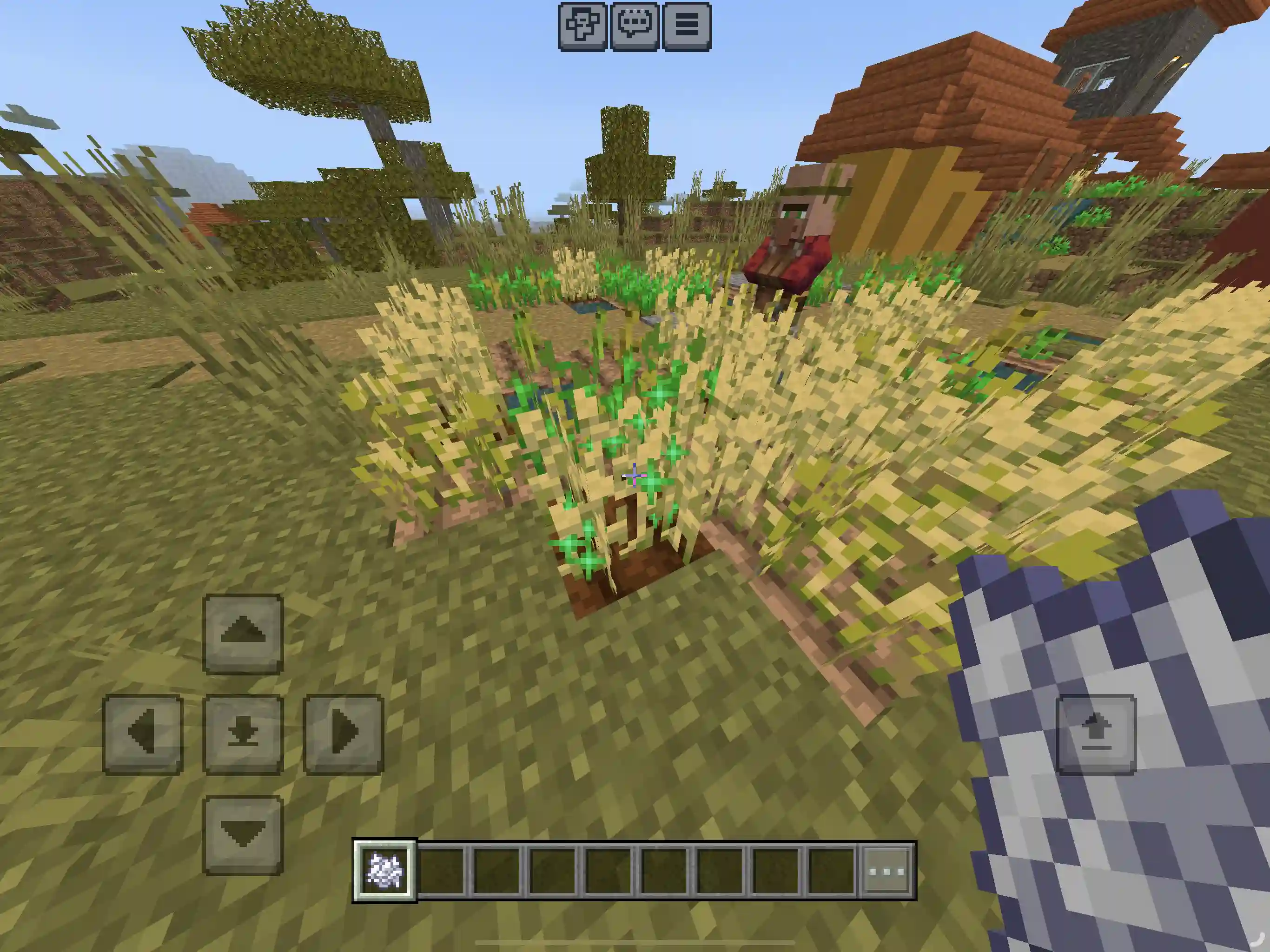 What do cows eat in Minecraft?