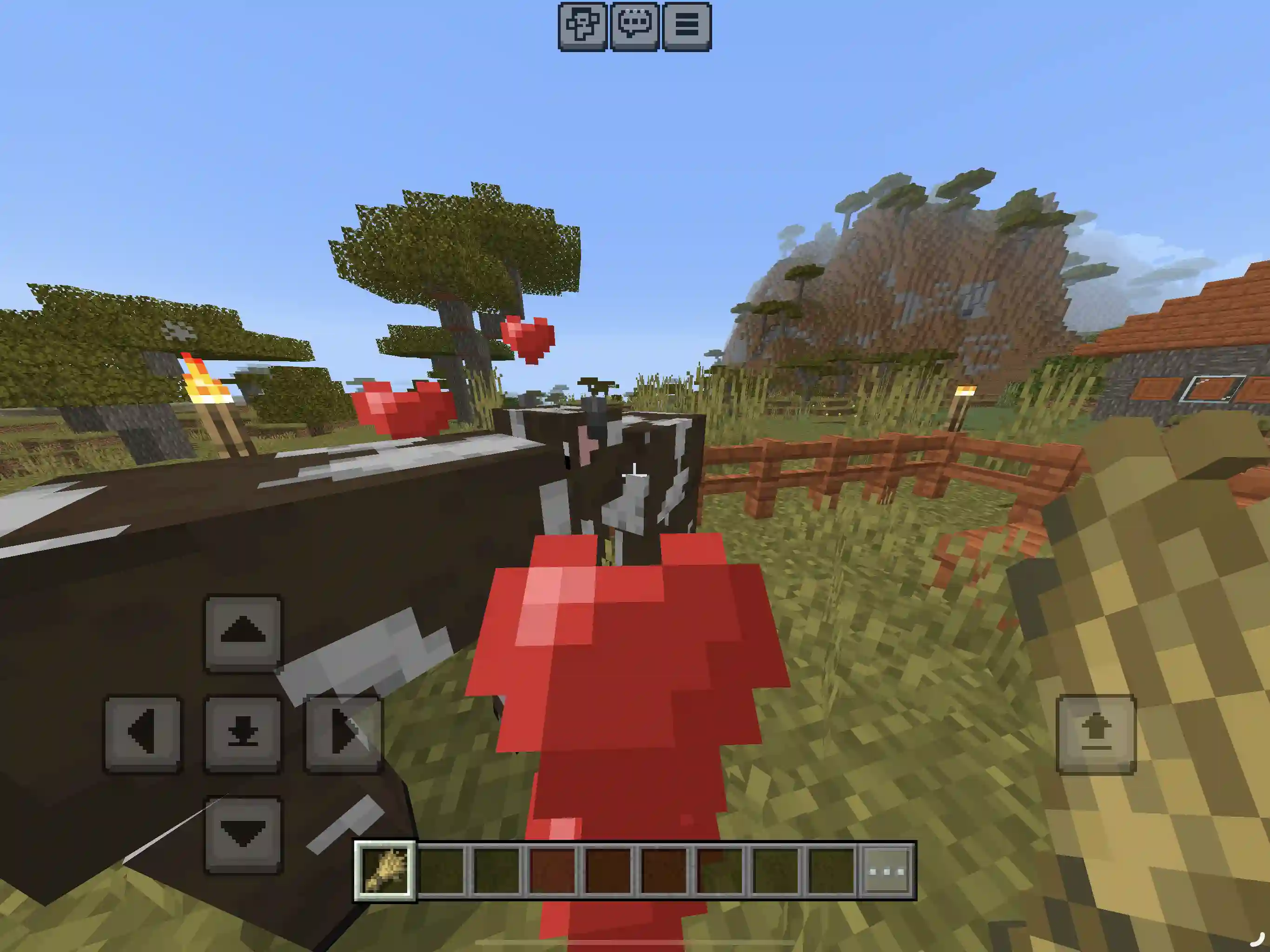 What do cows eat in Minecraft?