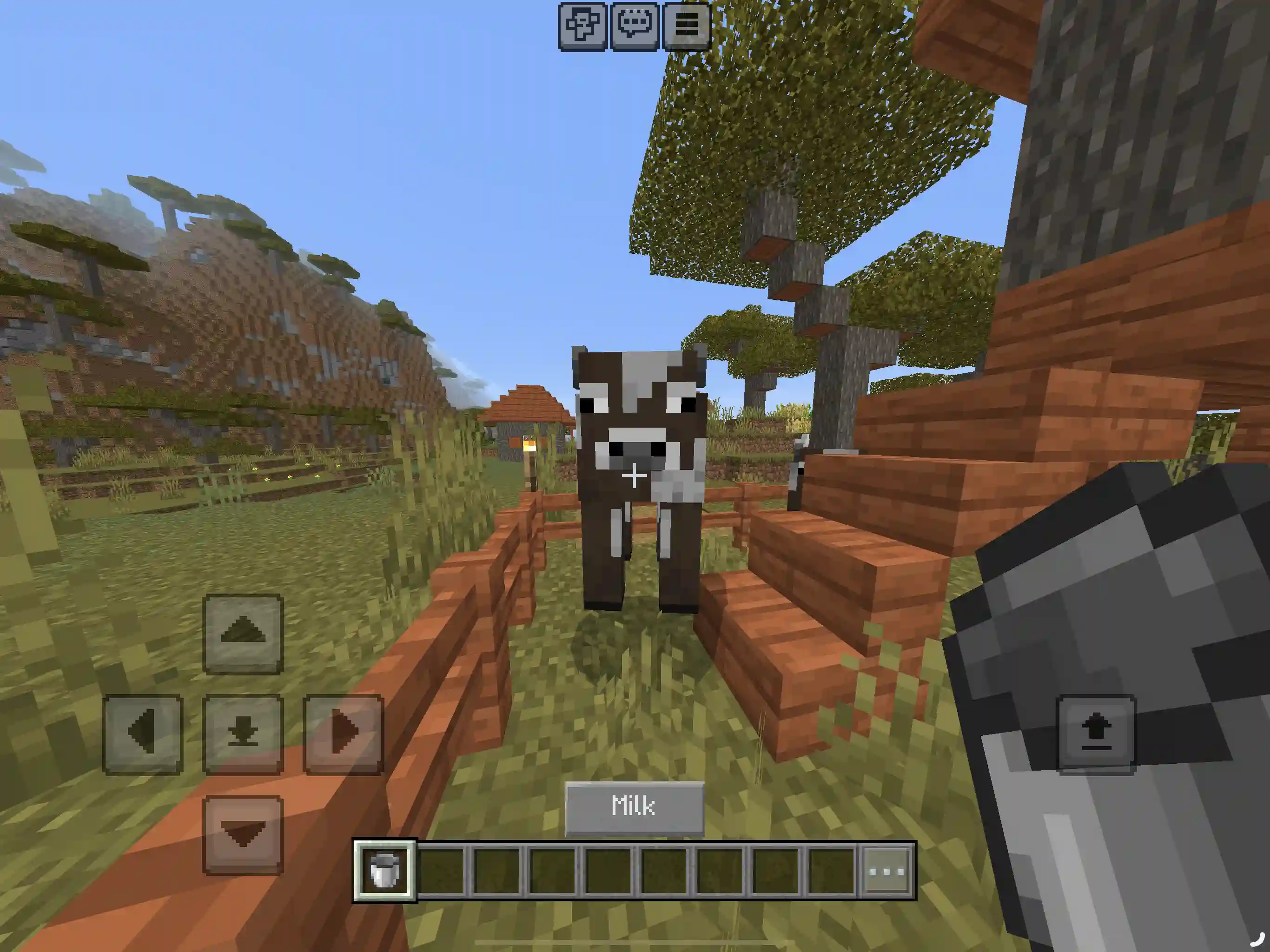 What do cows eat in Minecraft?