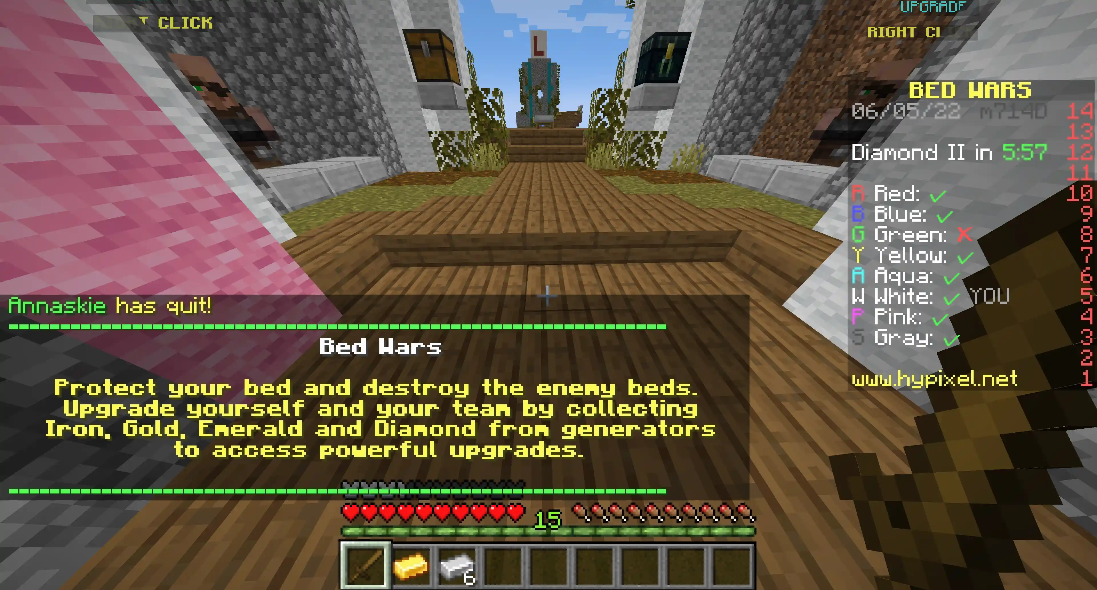 Hypixel Server Network for Minecraft - Thanks to your feedback, we've  decided to add Bed Wars as a full minigame! You can try it out now as well  as 1v1 Duels and