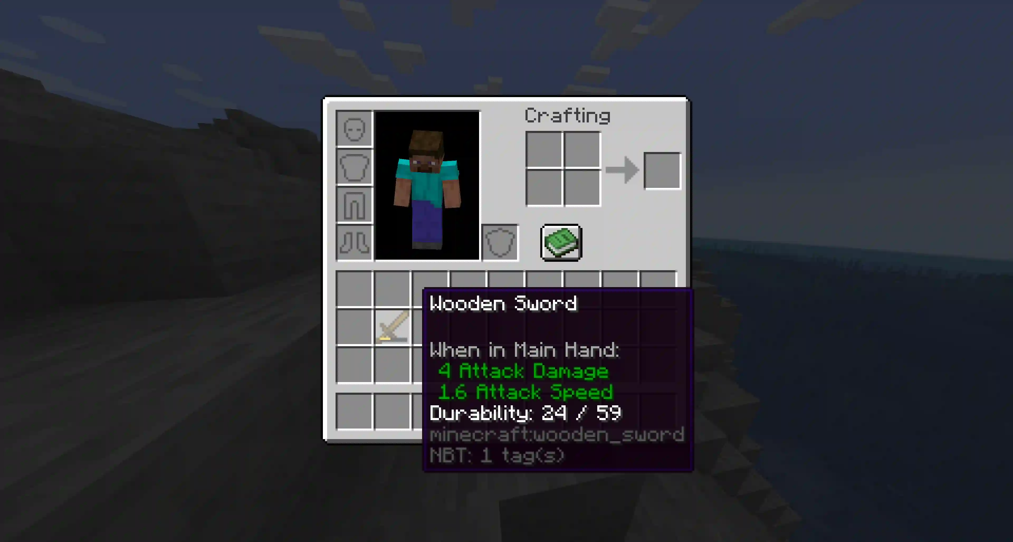 How to check and item's durability in Minecraft