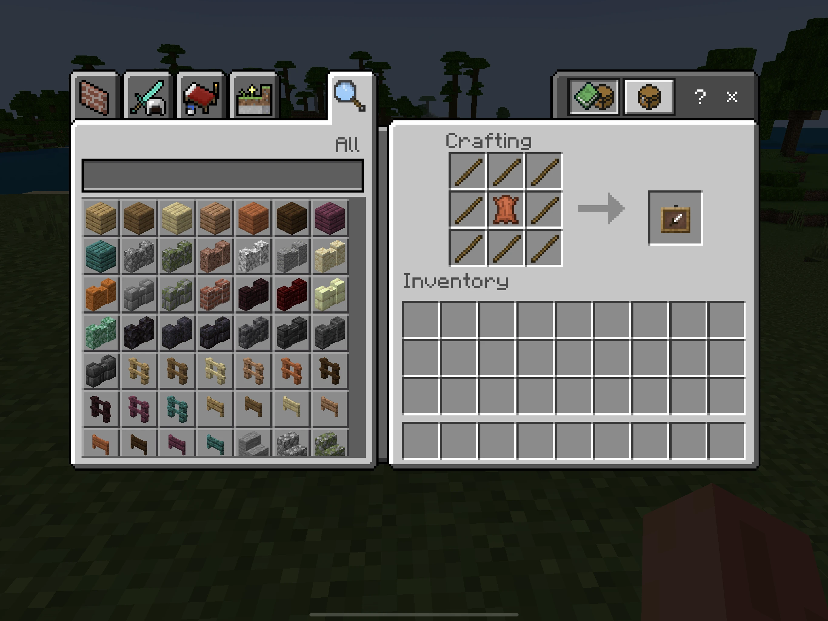 How to Make Sticks in Minecraft