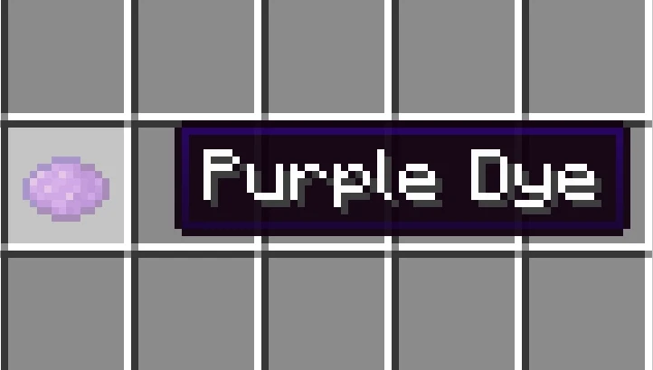 How to make purple dye in Minecraft