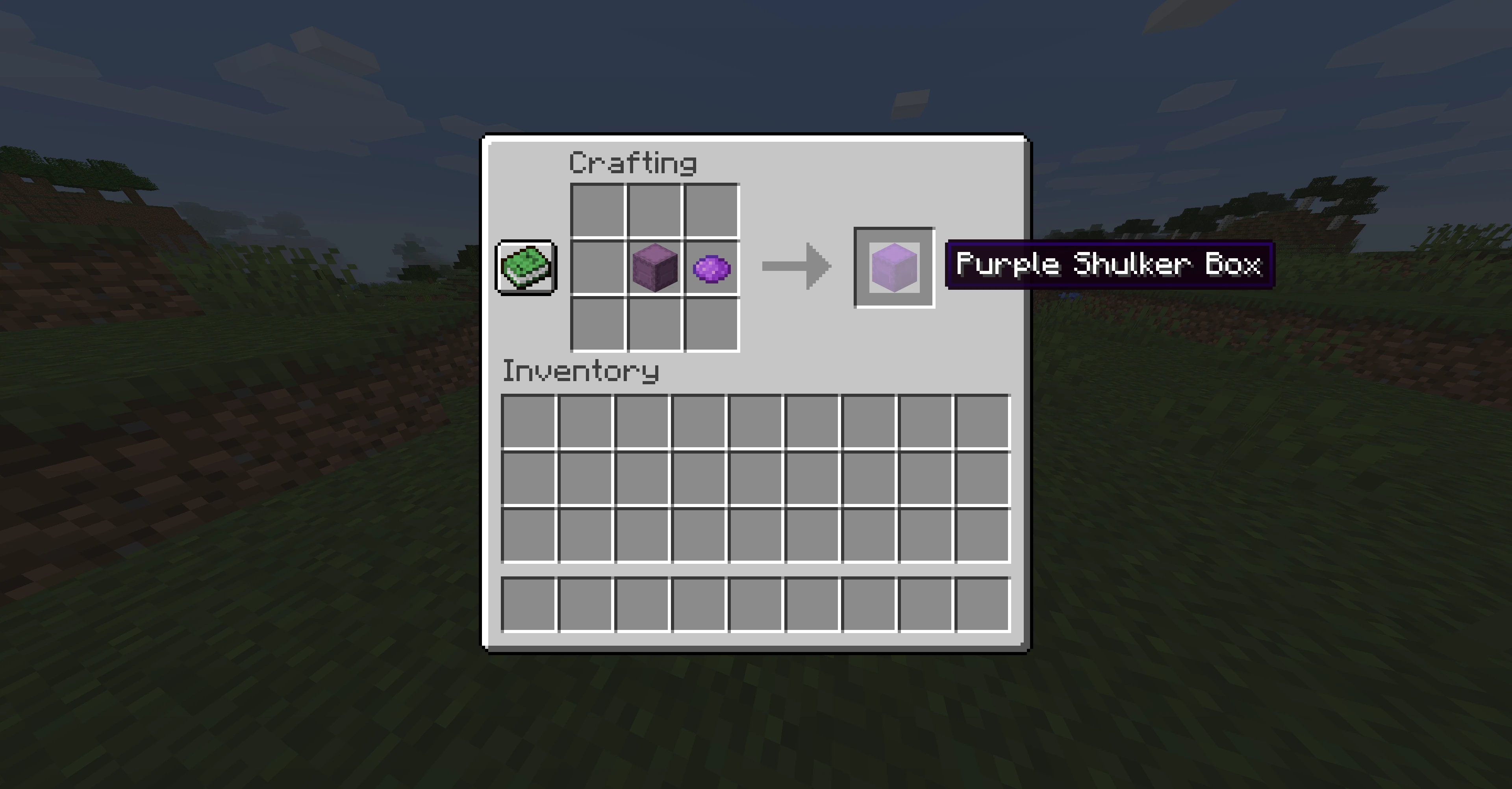 How to make purple dye in Minecraft