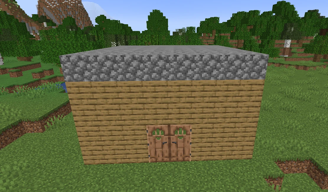 How to build a roof in Minecraft