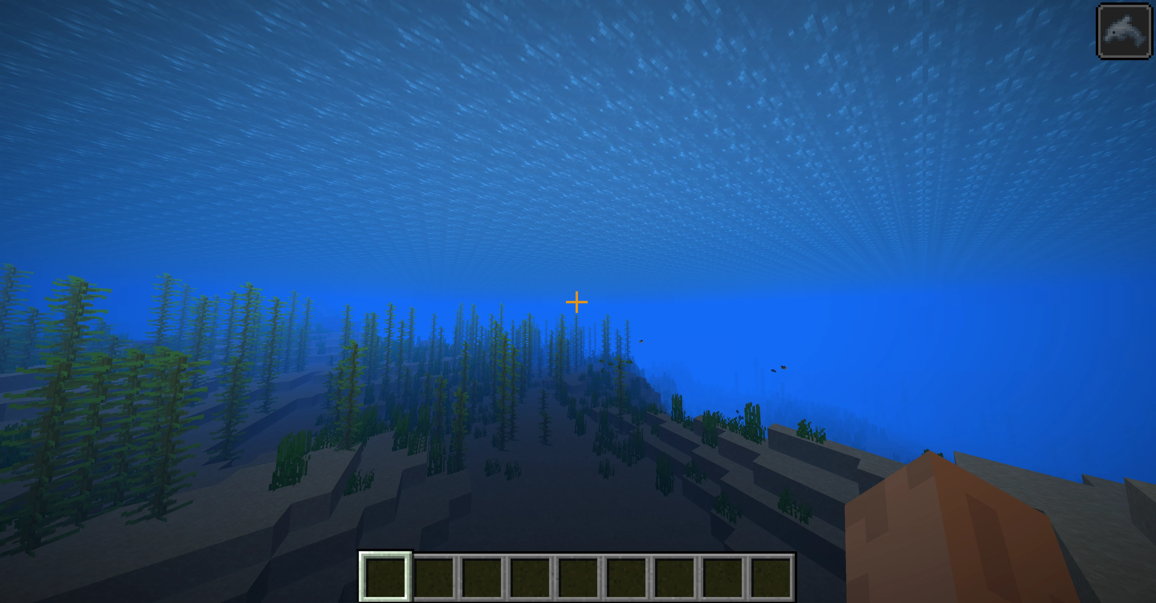 Swimming in Minecraft