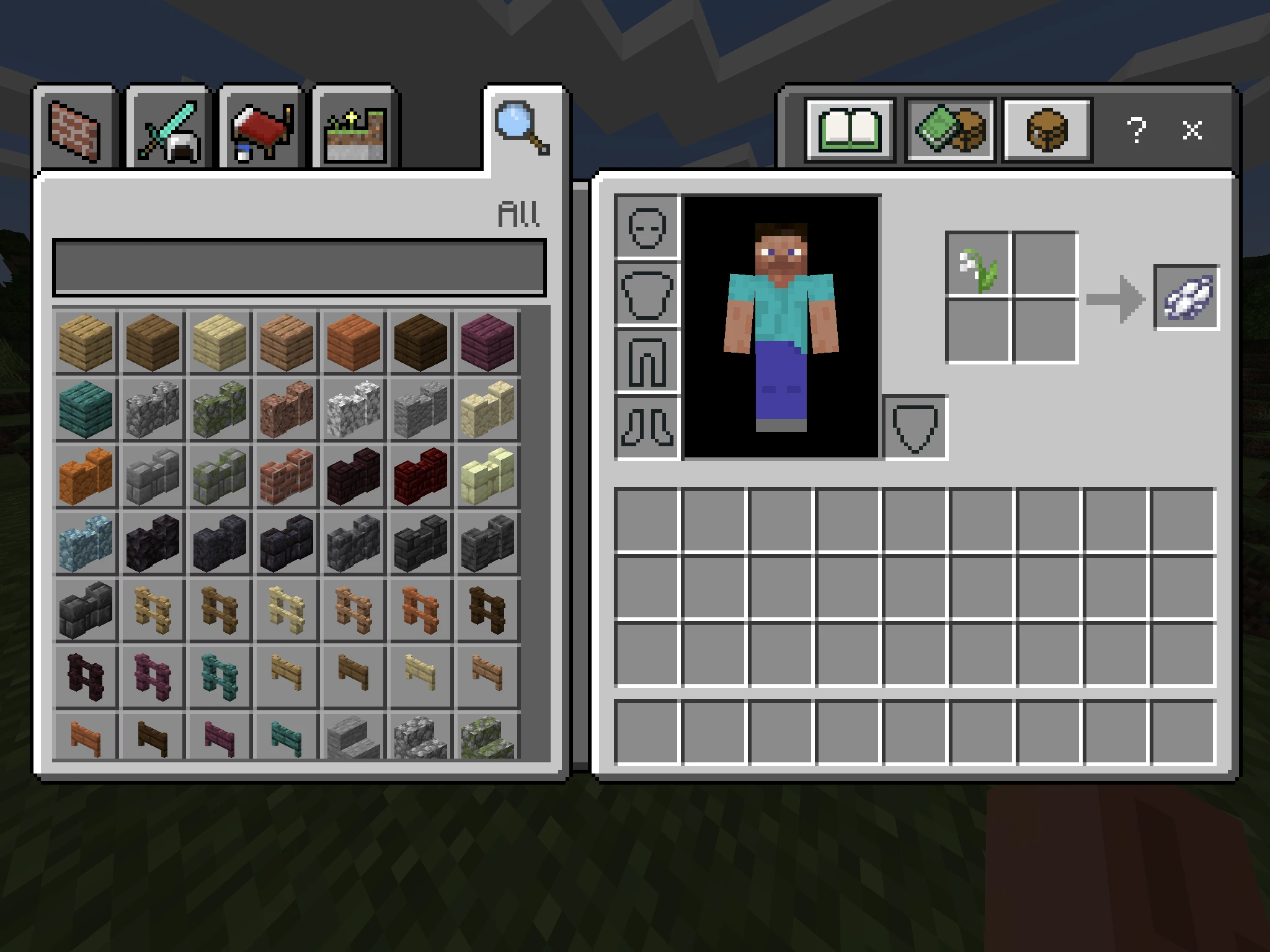 Making White Dye in Minecraft