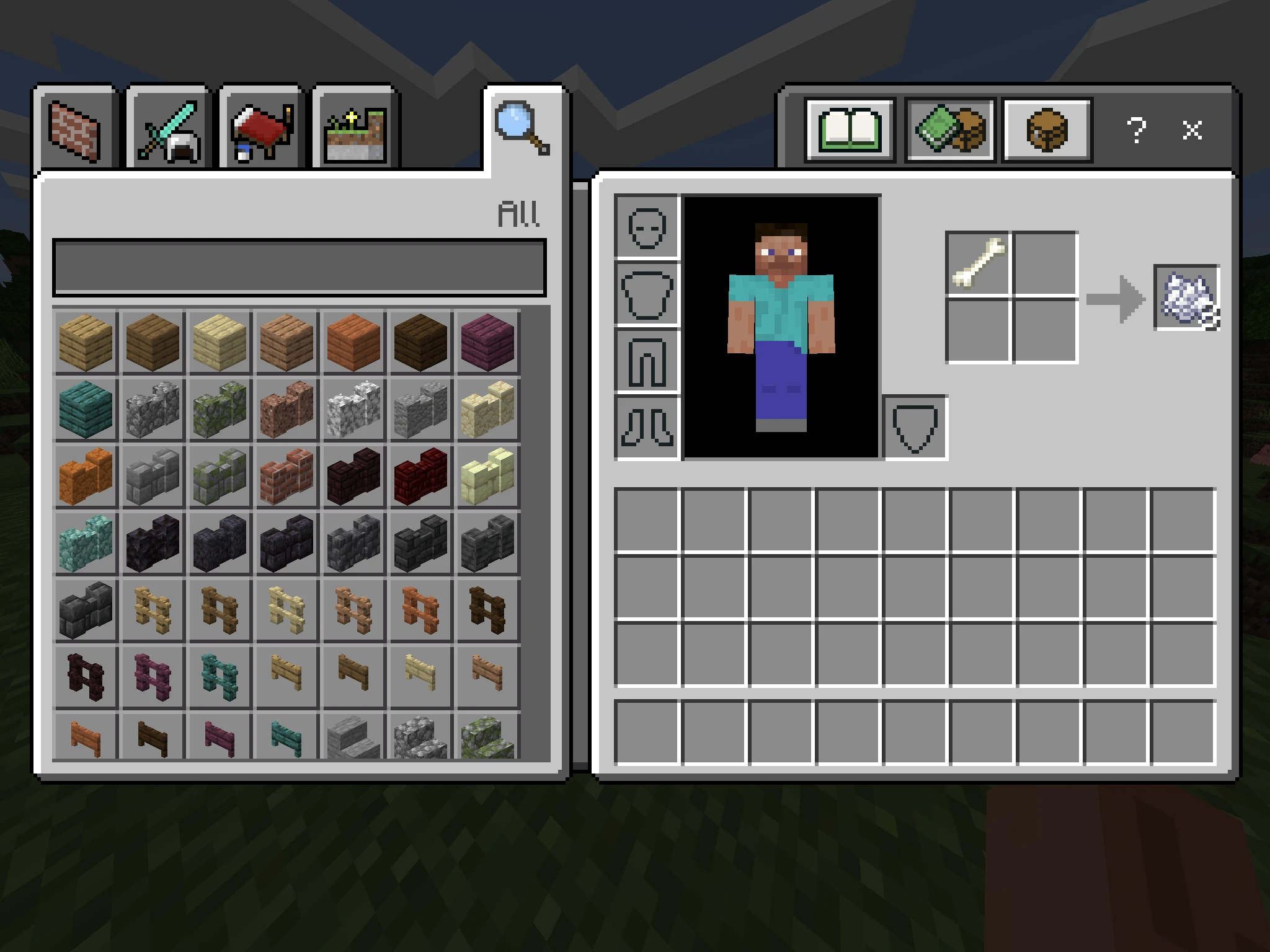 Making White Dye in Minecraft