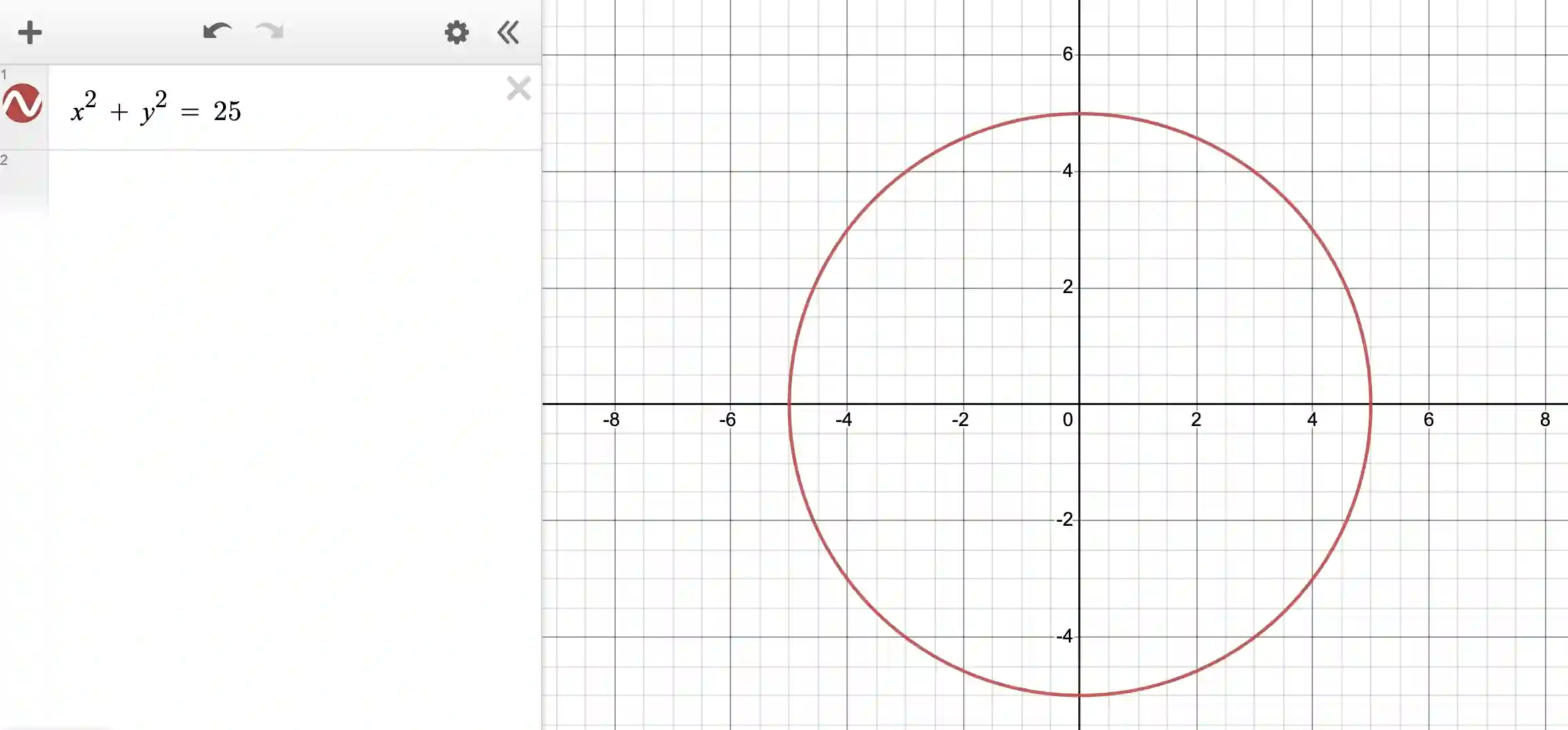 Polar coordinates in Desmos