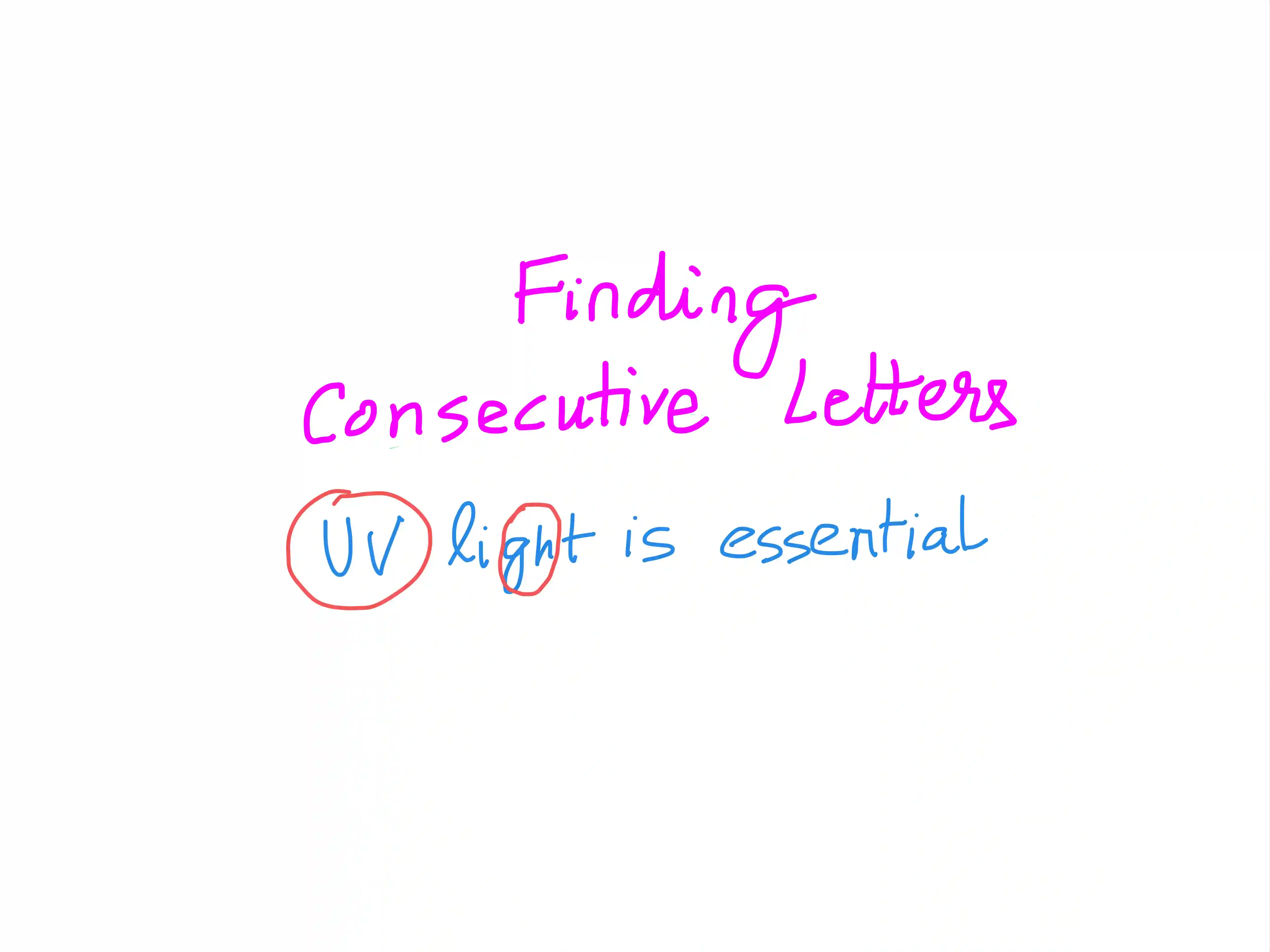 Finding consecutive letters in a Python string