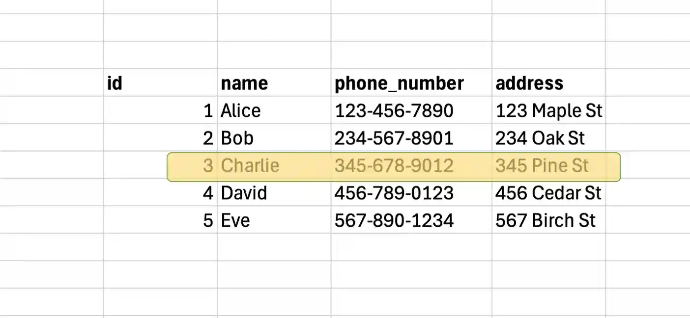 Fetching a row from a CSV file using Python