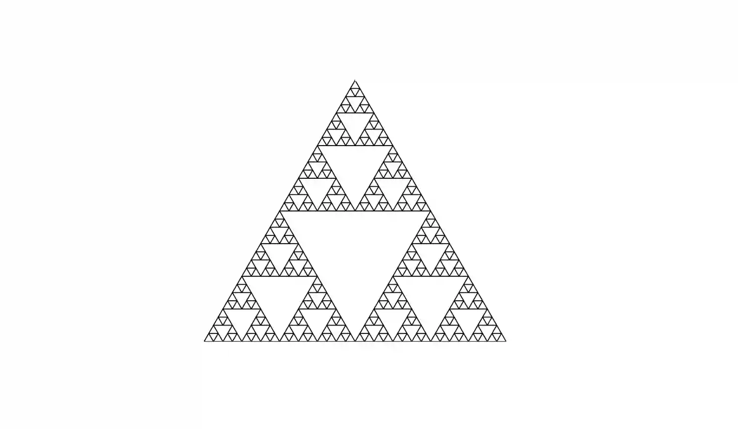 How to draw a Sierpinski Triangle in Python